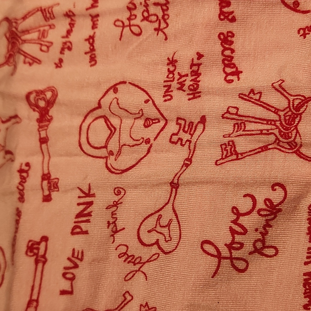 Victoria's Secret Pink Printed Chemise with Lace - Picture 6 of 6